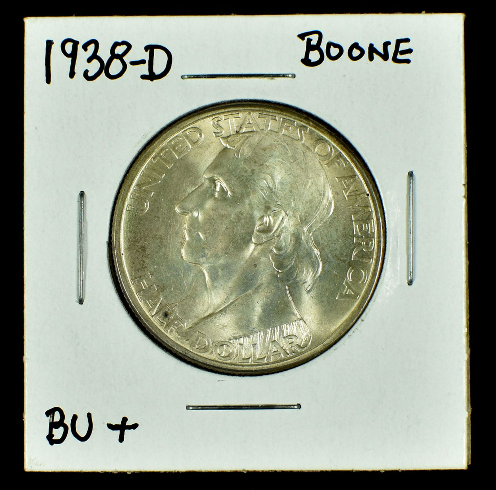 1938-D Boone Commemorative Half Dollar (1 of 2)