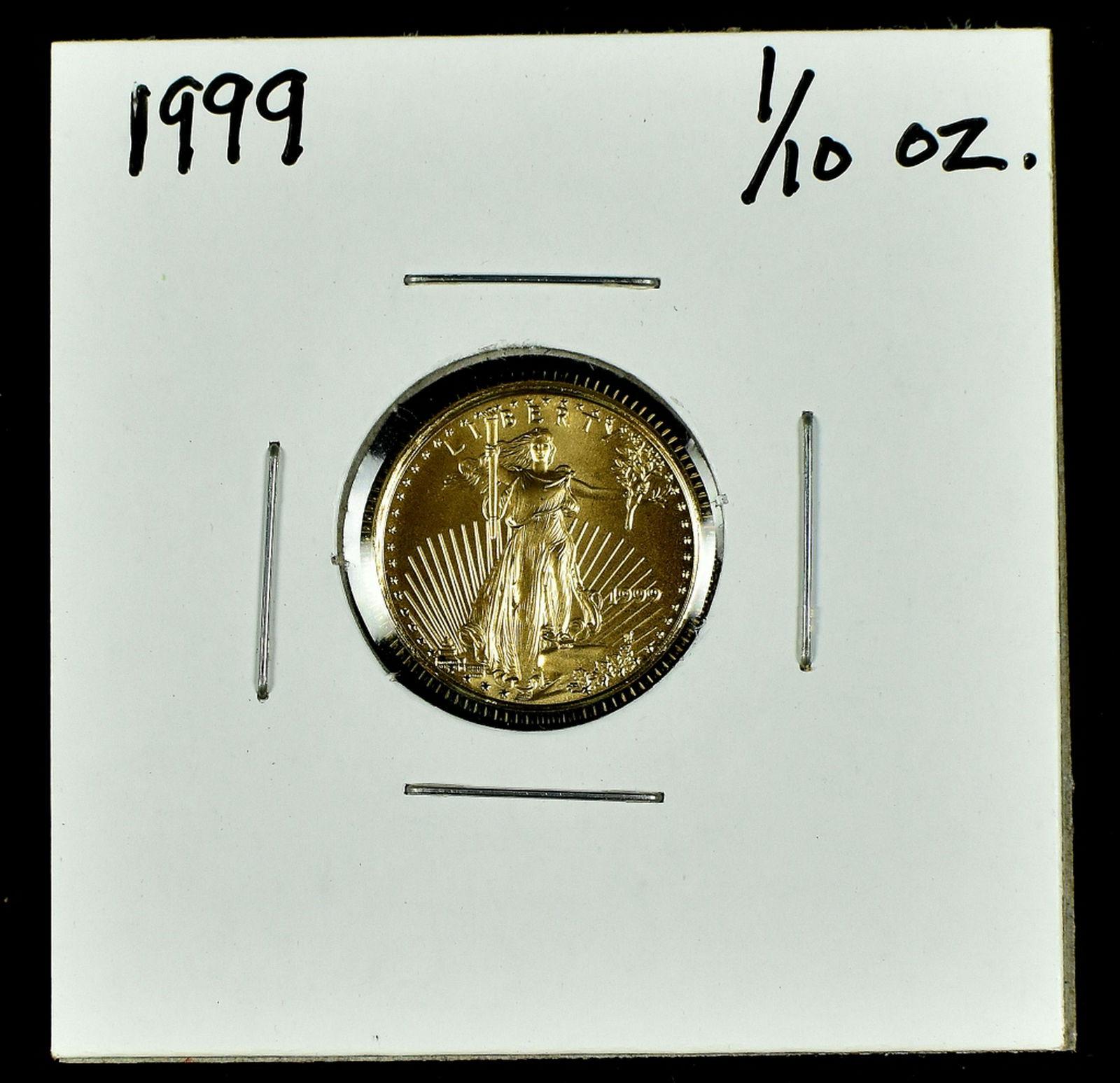 1/10 oz. Gold American Eagle Coin (1 of 2)
