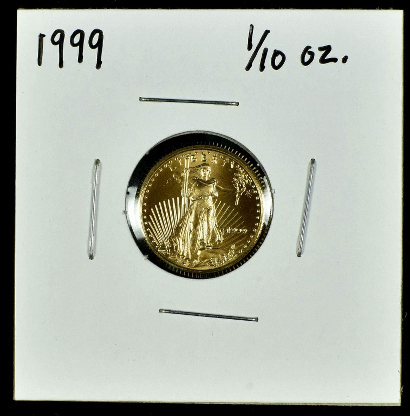 1/10 oz. Gold American Eagle Coin (1 of 2)