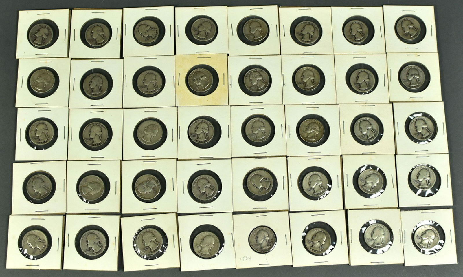 Group of Forty Washington Quarters (1 of 6)