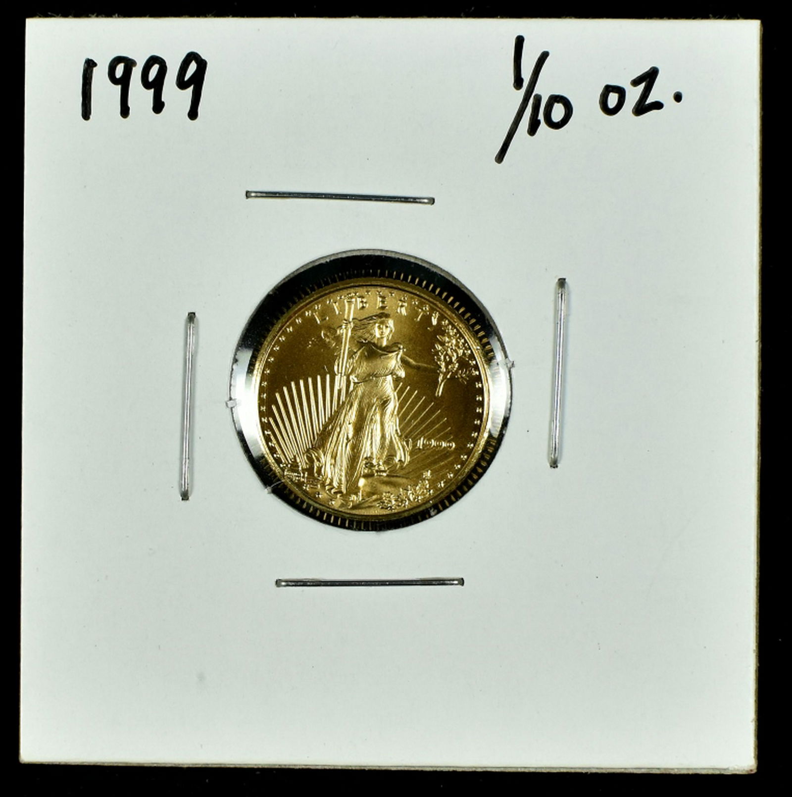 1/10 oz. Gold American Eagle Coin (1 of 2)