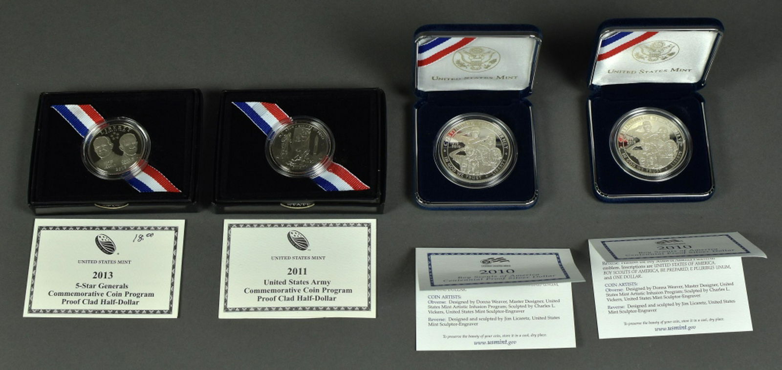 Two 2010 Boy Scouts Centennial Silver Dollars (1 of 4)
