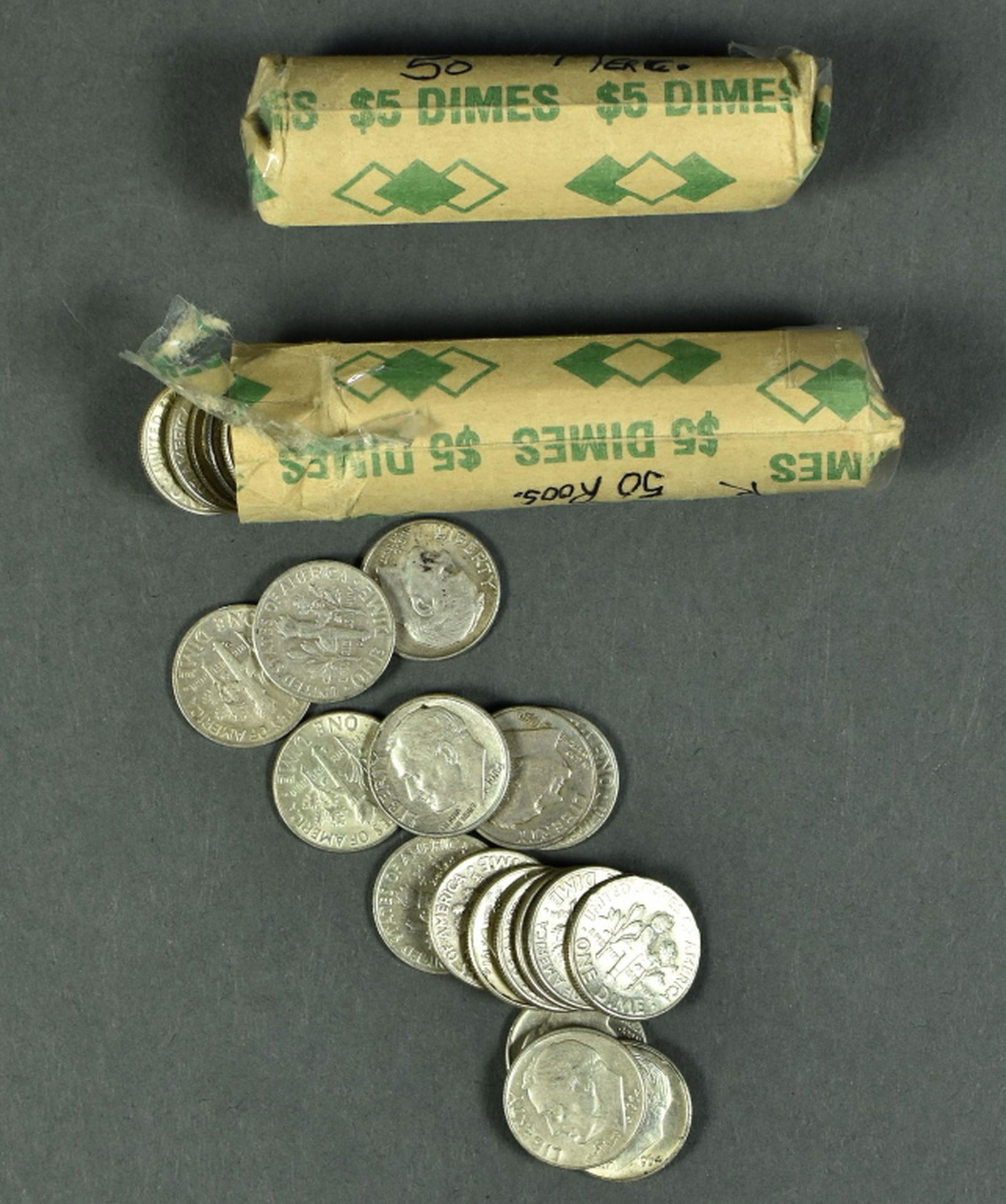 Two Rolls of Dimes (1 of 2)