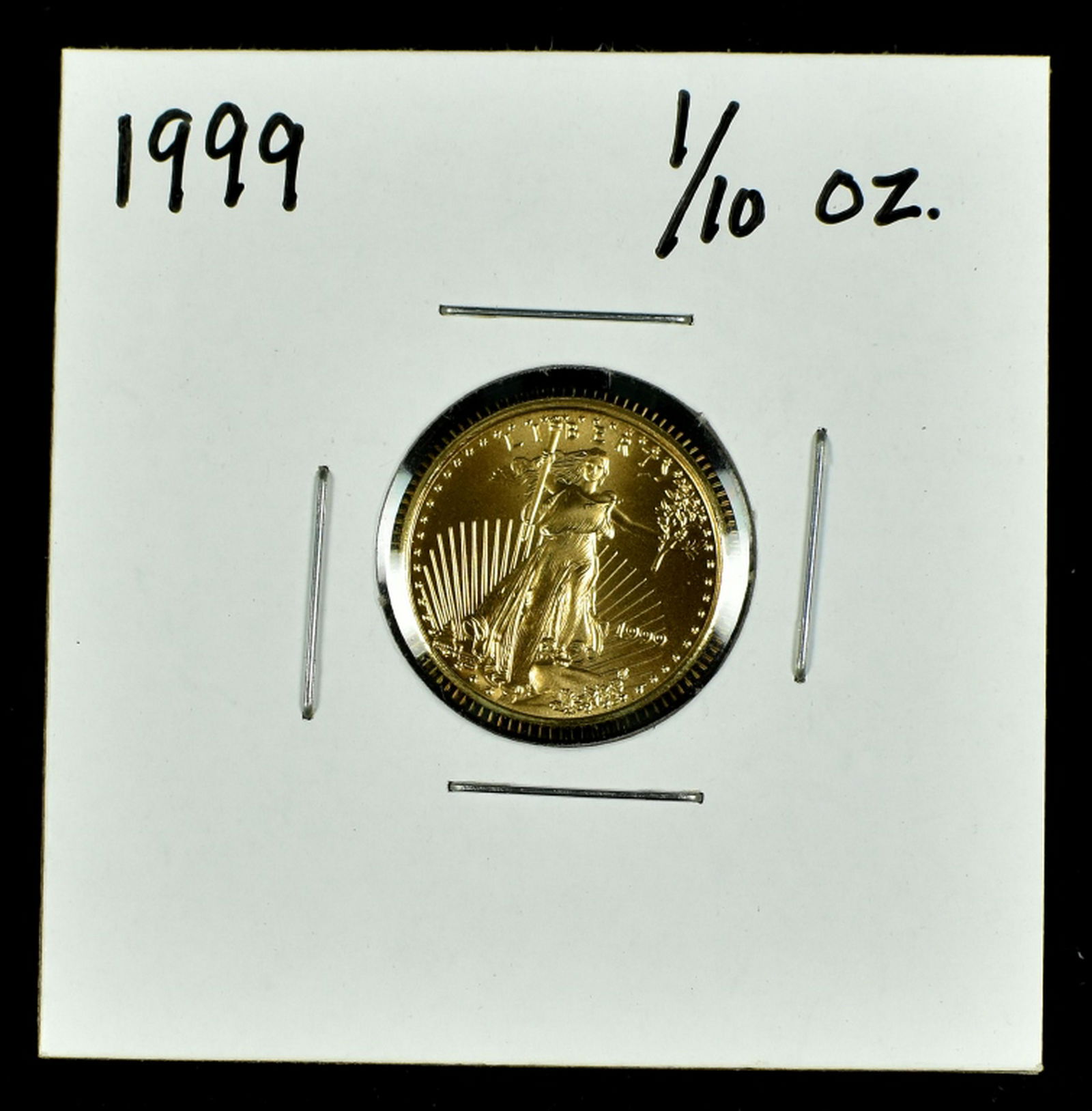 1/10 oz. Gold American Eagle Coin (1 of 2)