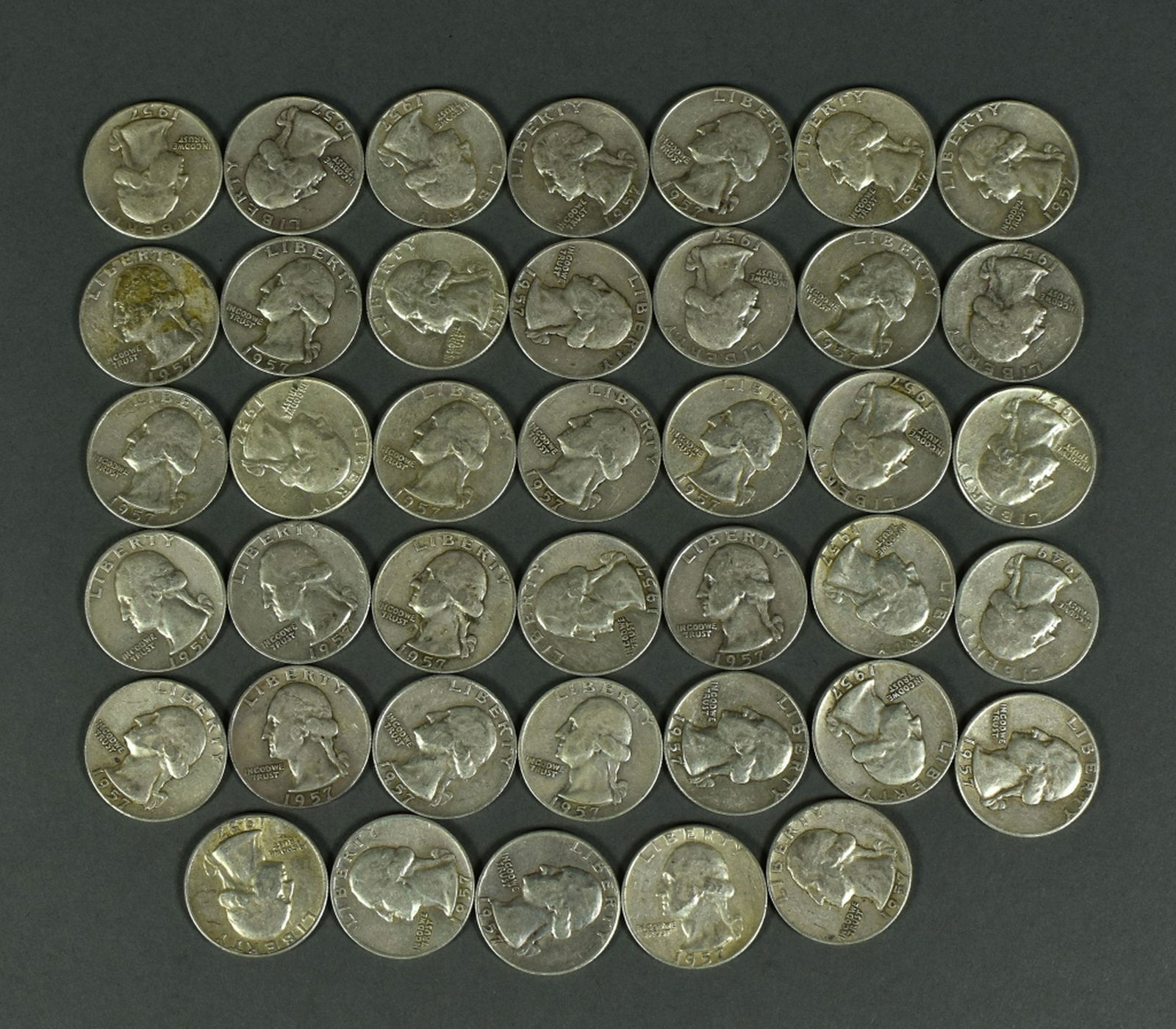 Roll of 90% Silver Washington Quarters (1 of 4)