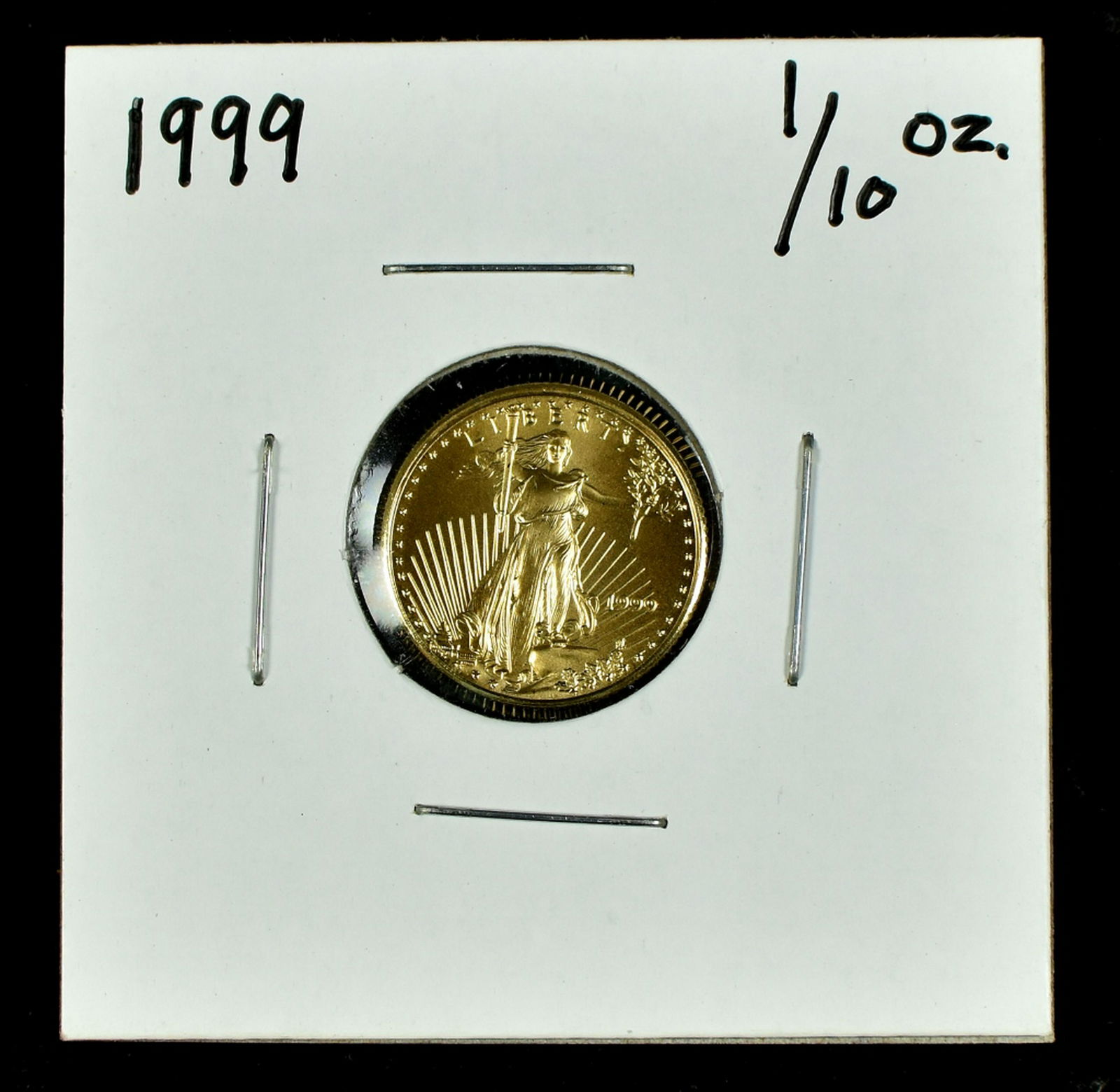 1/10 oz. Gold American Eagle Coin (1 of 2)
