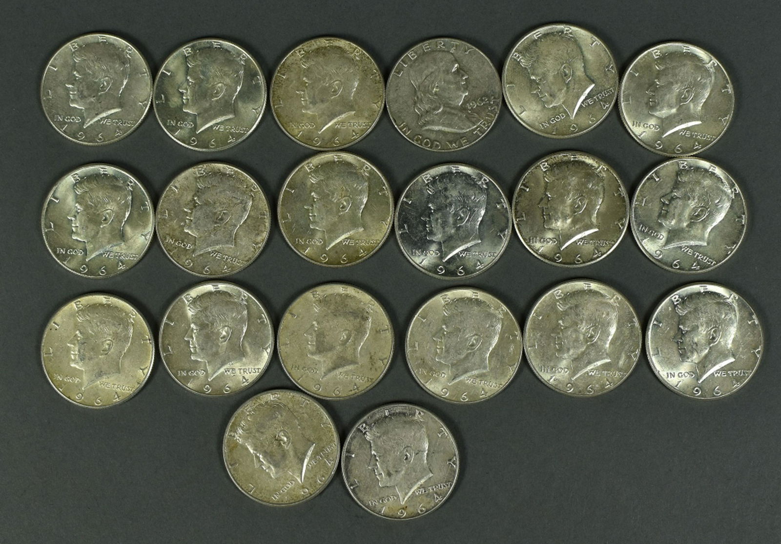 Roll of 90% Silver Half Dollars (1 of 4)