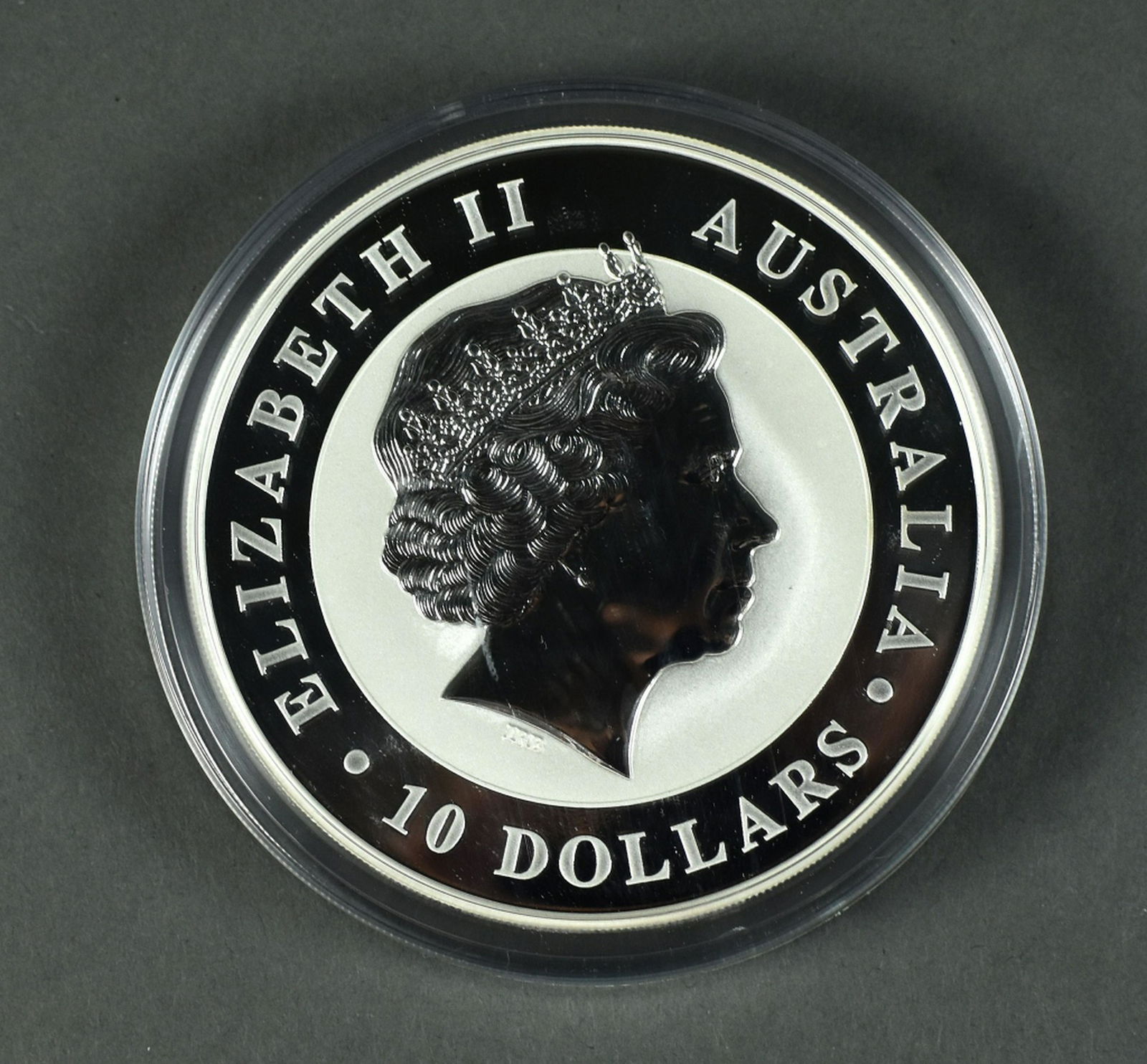 2011 10 Oz. ($10) KookaBurra Silver Coin (1 of 2)