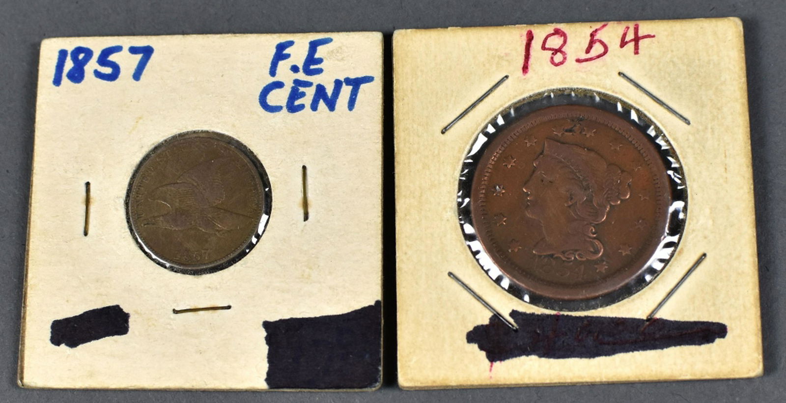 Two Obsolete Type Coins (1 of 2)