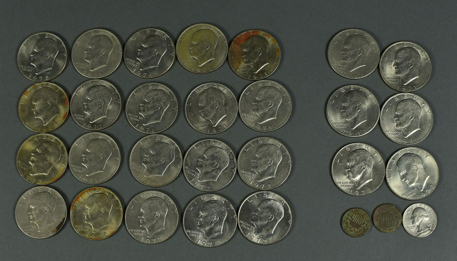 26 Eisenhower Dollars (1 of 5)