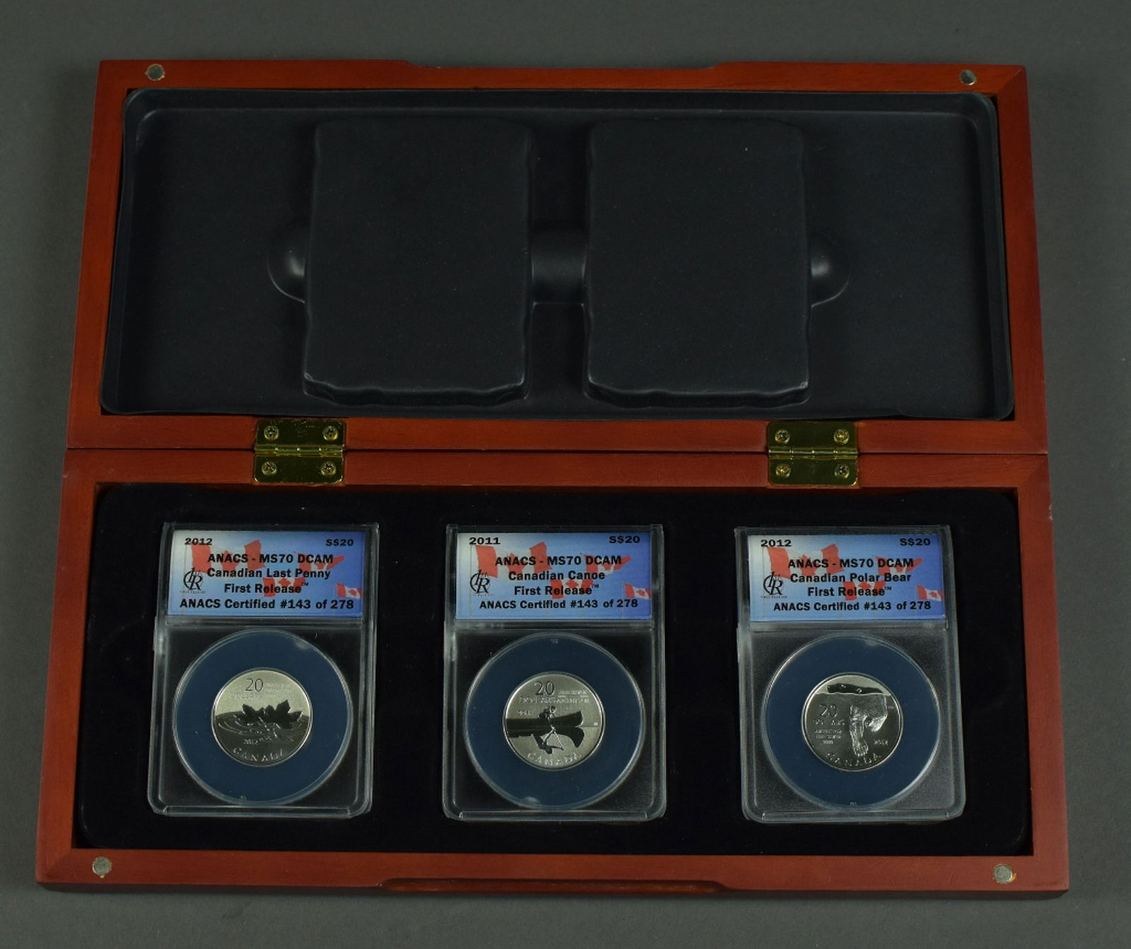 Three Canadian $20 Silver Coins (1 of 4)