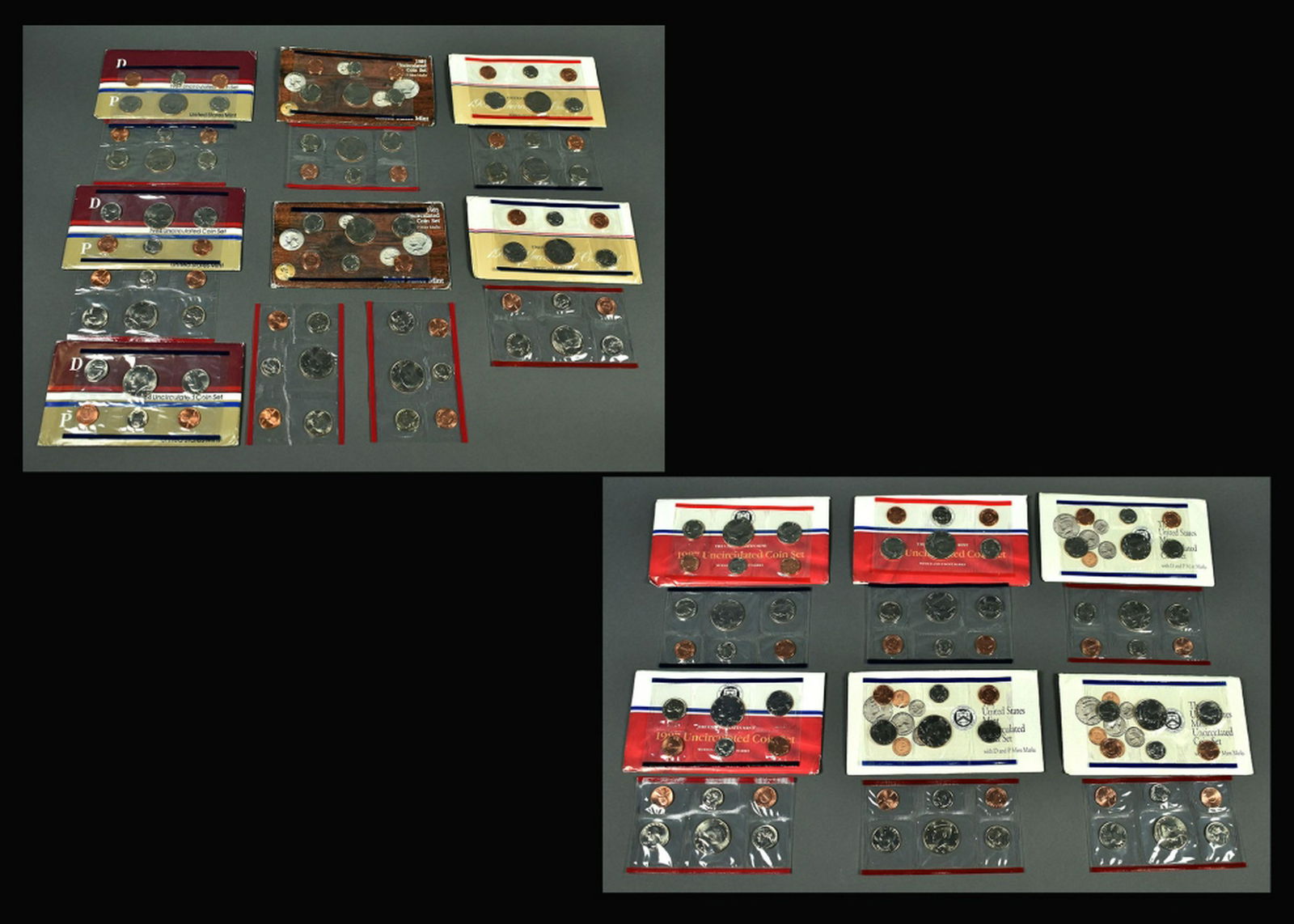 Group of 13 U.S. Mint Sets (1 of 9)