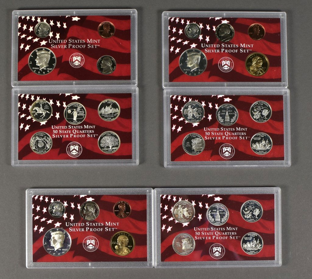 Three Silver Proof Sets (1 of 4)