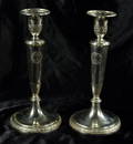 Gorham Masonic Inscribed Weighted Sterling Candlesticks