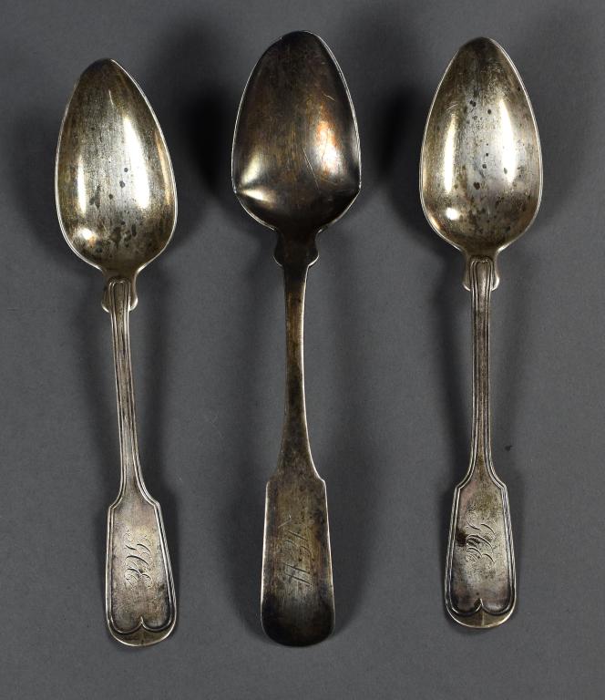 Three Coin Silver Serving Spoons (1 of 4)