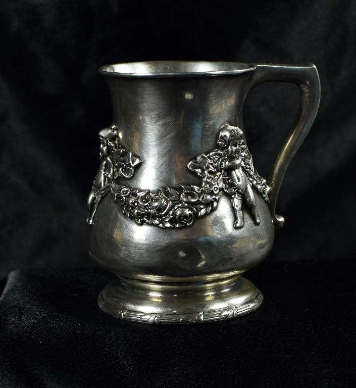 Mermod & Jaccard Sterling Putti Cream Pitcher (1 of 5)