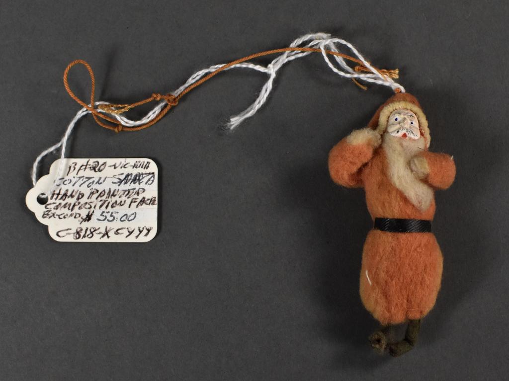 Victorian Cotton Santa Claus Ornament (1 of 3)