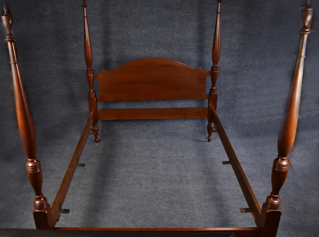 Mahogany Four Poster Bed (1 of 6)