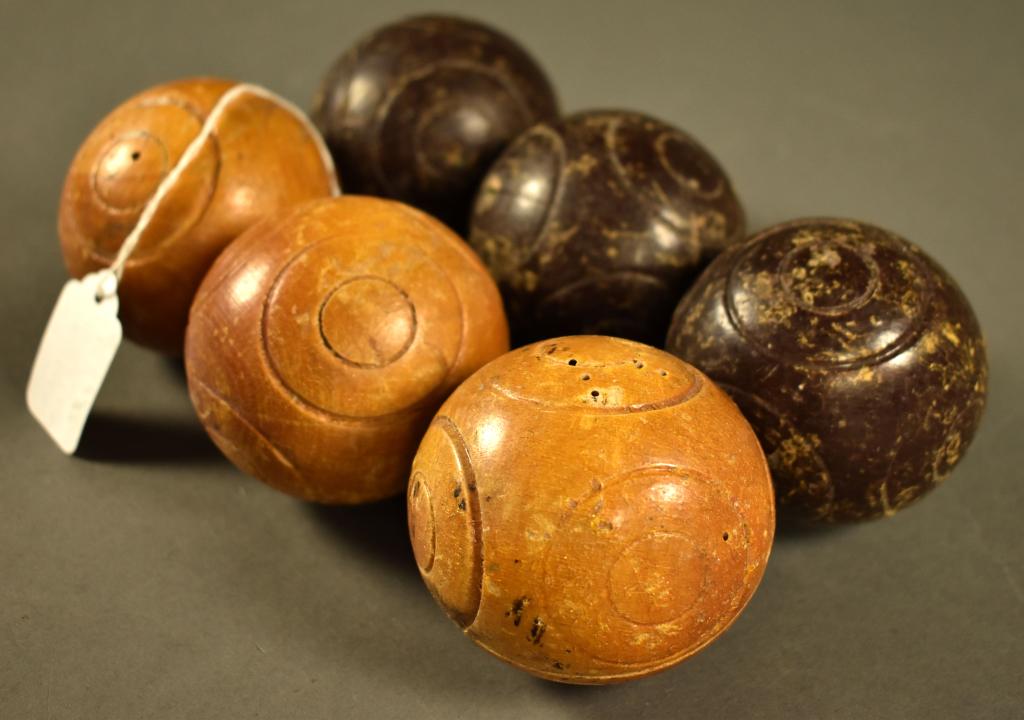 Vintage Wooden Carpet Bowls/Balls (1 of 4)