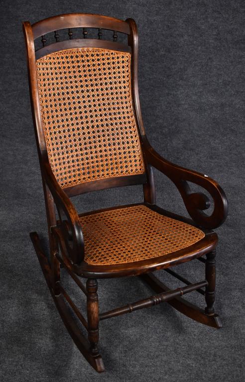 Caneback Victorian Rocker (1 of 5)