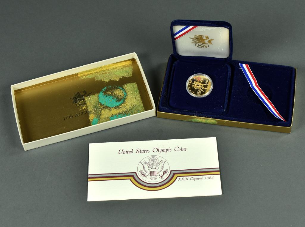 1984-S Olympic $10 Gold Commem. Coin (1 of 4)