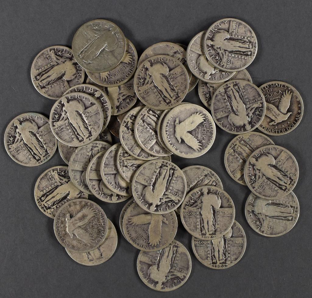 Roll of Standing Liberty Quarters (1 of 3)