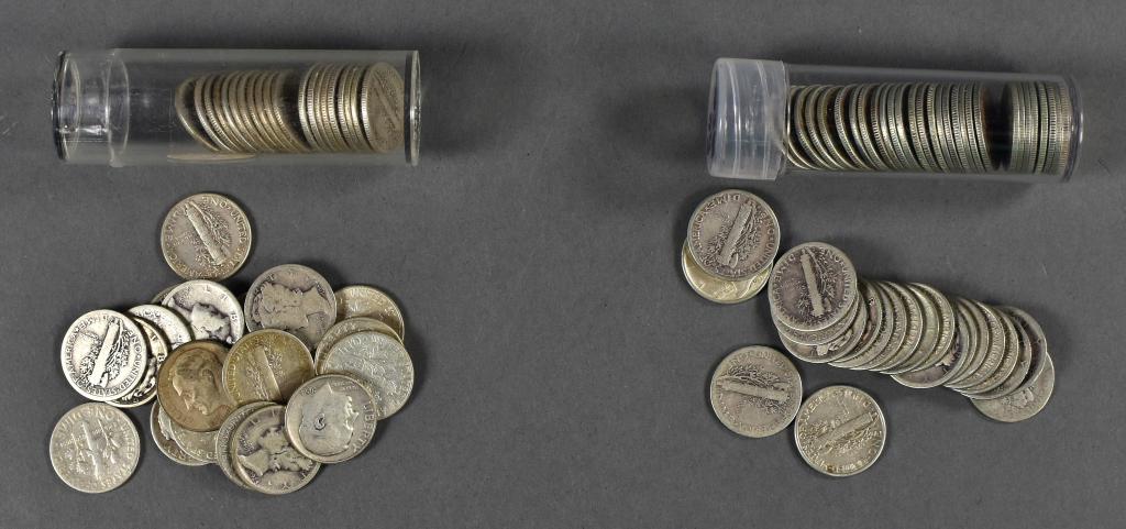 Group of Silver Dimes (1 of 3)