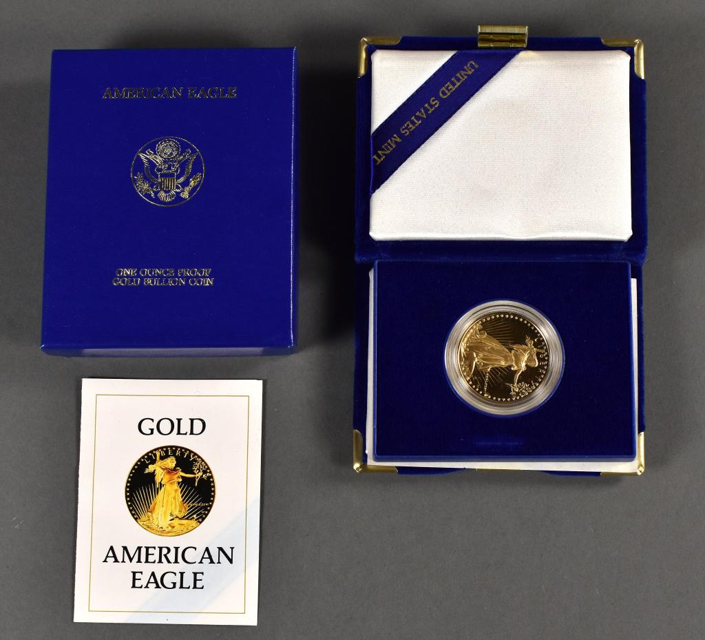 1896 One Ounce Gold Eagle Coin (1 of 3)