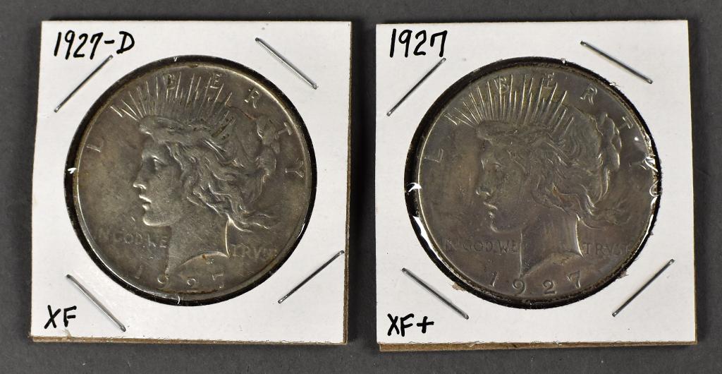 Two Better Date Peace Dollars (1 of 2)