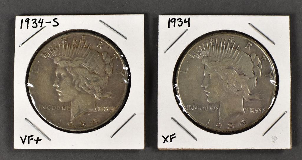 Two More Better Date Peace Dollars (1 of 2)