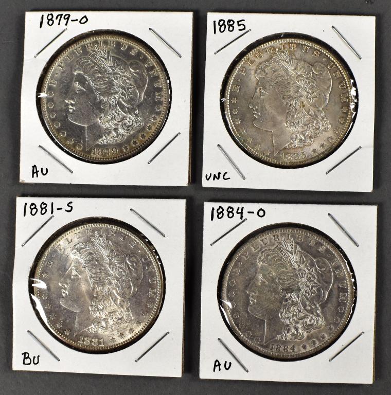 Four Morgan Dollars (1 of 2)