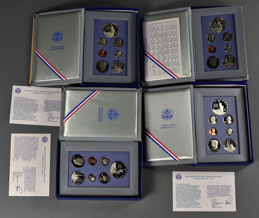 Four 1986 Prestige Sets (1 of 6)