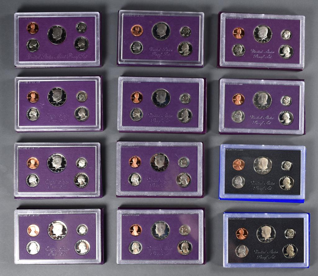 (12) Twelve Proof Sets (1 of 4)