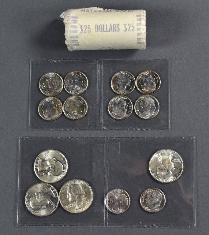 Anthony Dollars, Washington Qtrs, Roosevelt Dimes (1 of 5)