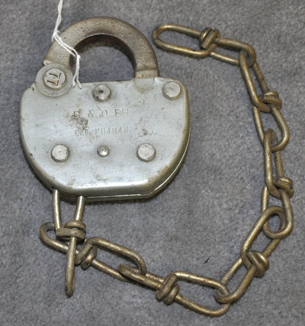 B&O RR Switch Lock: B&O RR Switch Lock No key.