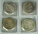 Four Morgan Dollars