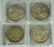 Four Morgan Dollars - 2