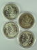Four BU Morgan Dollars