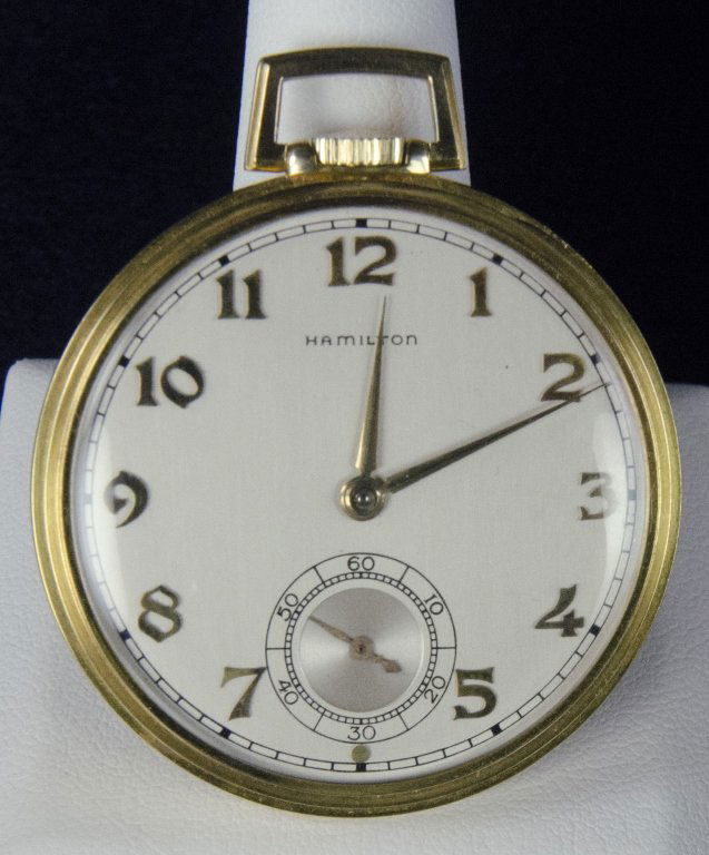 Hamilton 14K Gold Pocketwatch (1 of 1)