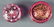 Two Moser Bohemian Cranberry Trinket Boxes - 2
