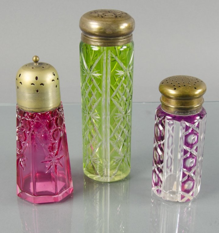 Three Cut Glass Sugar Shakers (1 of 1)