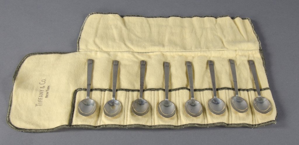 Eight Tiffany & Co. Sterling Demitasse Spoons (1 of 2)