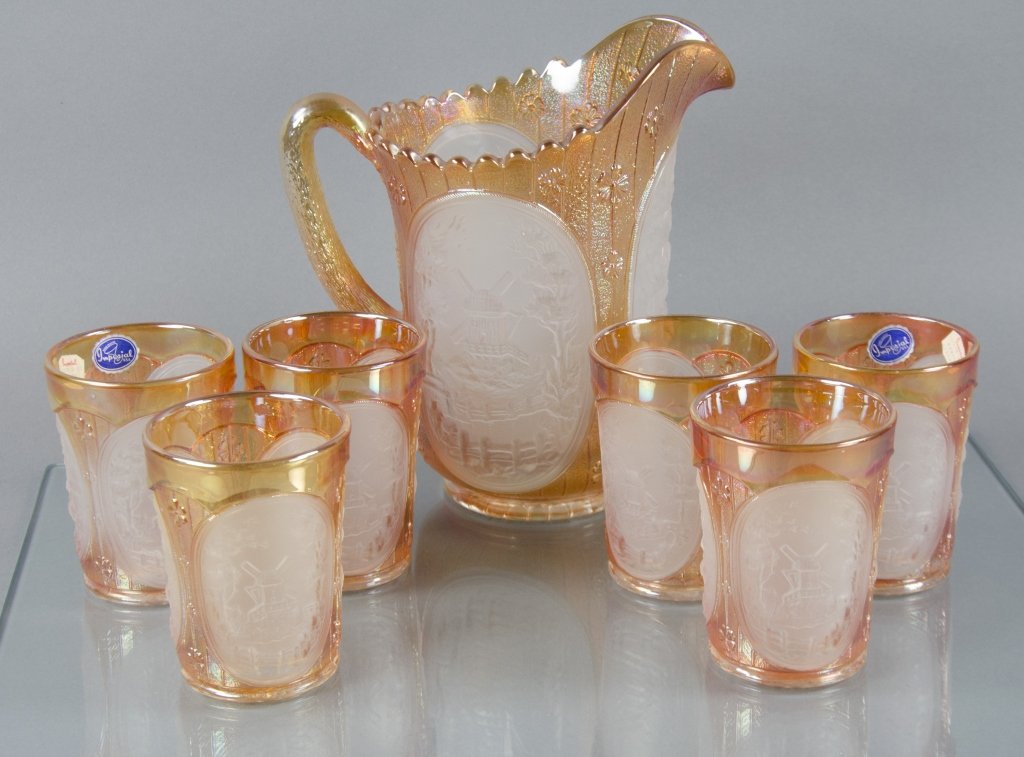 Imperial Rubigold/Marigold Water Set (1 of 2)