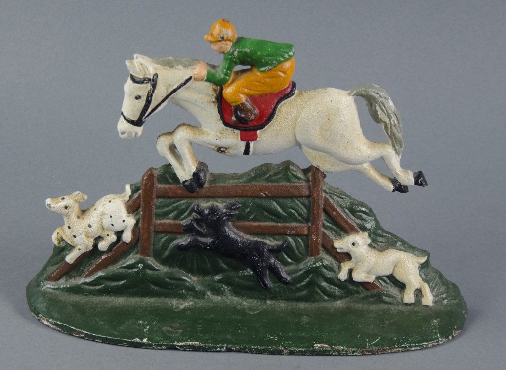Horse & Rider Cast Iron Door Stop (1 of 2)