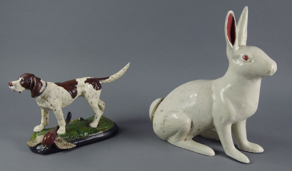 Two Painted Door Stops (1 of 2)