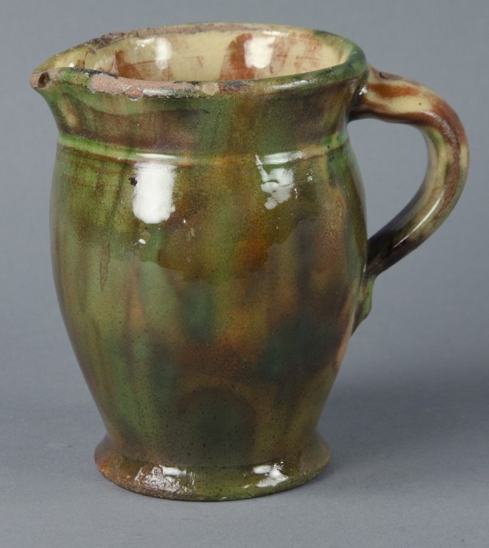 Shenandoah Valley Polychrome Cream Pitcher (1 of 3)
