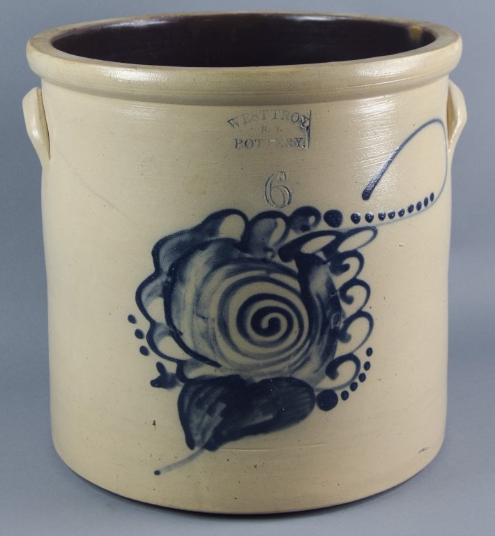 WestTroy NY SixGallon Stoneware Crock Oct 03, 2015 Farmer