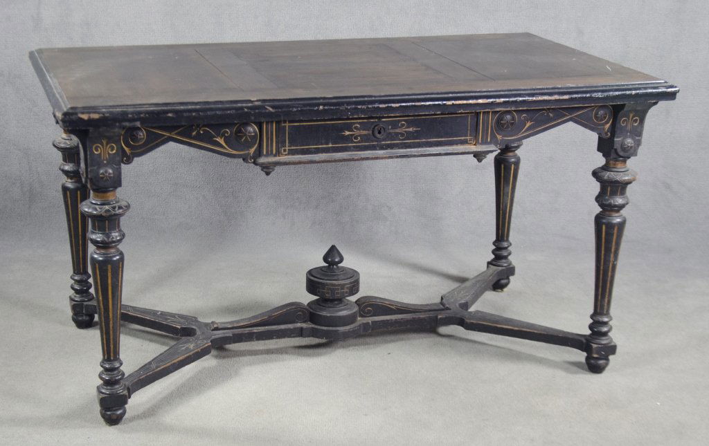 Aesthetic Movement Library Table (1 of 3)