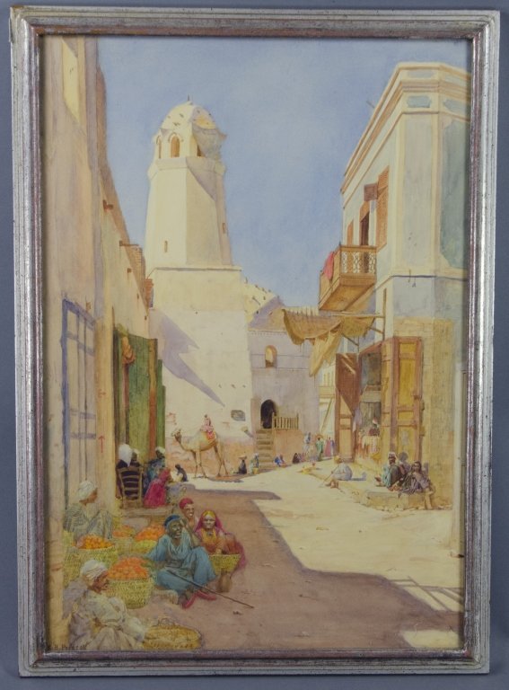 G.B. Prescott Orientalist Watercolor (1 of 2)
