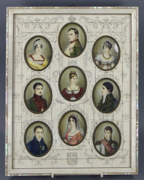 Bonaparte Family Miniature Oval Portraits (1 of 4)